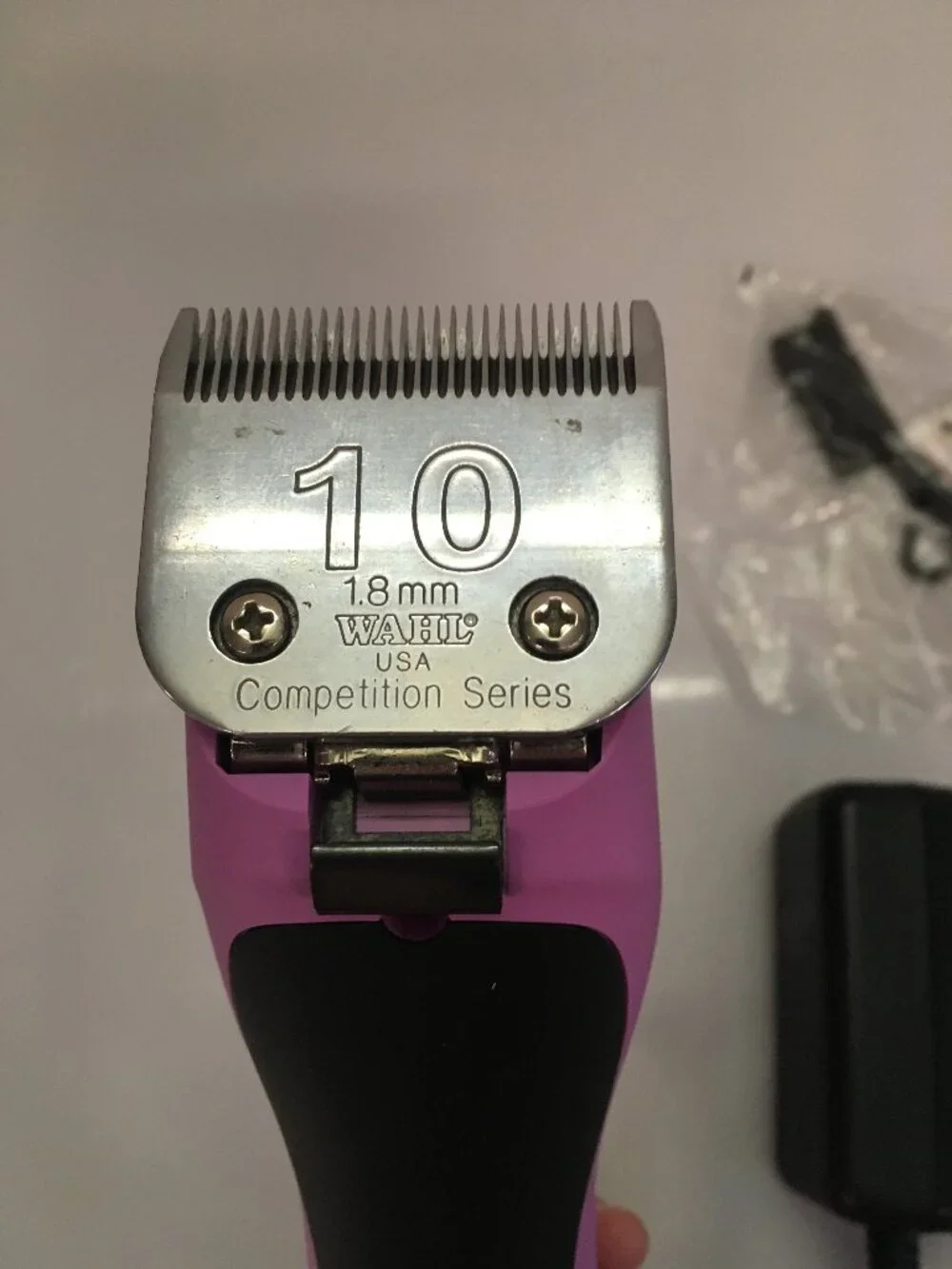 Wahl KM5 - 2 Speed PURPLE Brushless Motor Dog Cat Clippers With #10 Blade + Comb